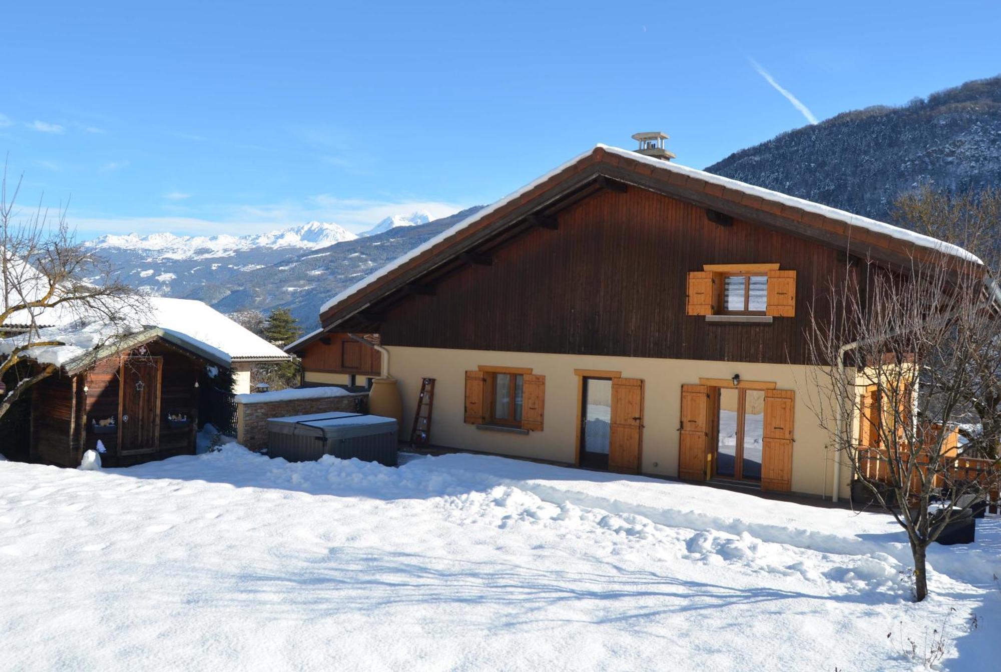 Chalet Avec Jacuzzi, Billard, Jardin Clos, Proche Paradiski La Plagne Exterior photo